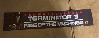 Terminator 3: Rise Of The Machines - Movie Theater Poster / Mylar Large - 5x25