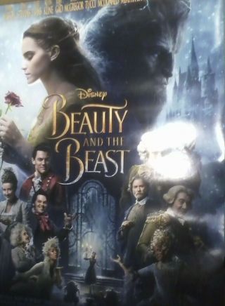 Beauty And The Beast Movie Poster 2 Sided 27x40.  An Collectible