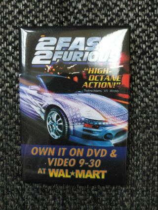2 Fast 2 Furious Movie Pin Own Dvd & Video 9 - 30 At Walmart
