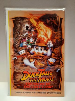 Duck Tales The Movie Orig.  1991 Trade Print Ad Promo Treasure Of The Lost Lamp