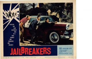 Jailbreakers 1959 Release Lobby Card Aip Robert Hutton Mary Castle