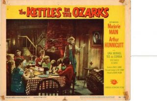Kettles In The Ozarks 1956 Release Lobby Card Marjorie Main,