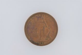 1863 Zealand Coin/token/penny H.  Ashton Importer Of Haberdashery & Tailors