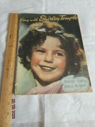 Sing With Shirley Temple Song Book Album 1935 - 8 Songs - Vintage