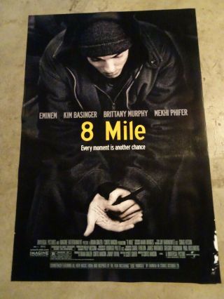 8 Mile Movie Poster With Eminem