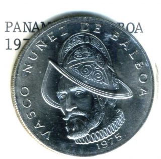 Xs - Panama Copper - Nickel Balboa 1975 Unc Rare Coin Only 10,  000 Km 39.  2