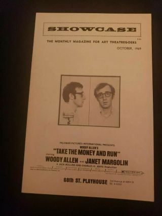 Take The Money And Run (1969) Woody Allen Choice Program Nyc