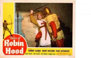 Tales Of Robin Hood 1951 Release Lobby Card Robert Clarke