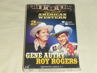 The Great American Western Gene Autry Roy Rogers 9 Movies 2 - Dvd Set