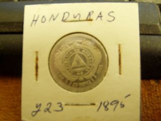 Honduras 1895 25 Centavo Silver Coin