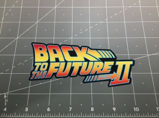 Back To The Future 2 Movie Logo Style Decal / Sticker Bttf Marty Mcfly Delorean