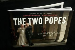 The Two Popes Oscar Promo Booklet 24 Pages Anthony Hopkins Academy Awards Photos