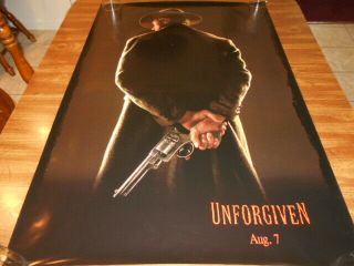 Vintage Unforgiven 2 Sided Movie Poster 27 " X 40 "