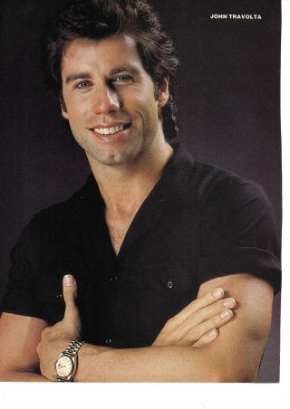 John Travolta Pinup - Smart And Handsome - Check Him Out