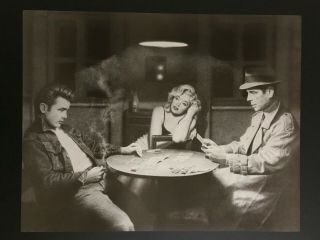 Marilyn Monroe,  James Dean & Bogart " Long Night " - Poster 22x28 - Vintage