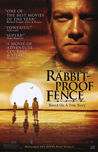 Rabbit Proof Fence (2002) Dvd Movie Poster - Rolled
