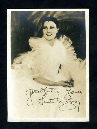 Vintage Leatrice Joy " Fan Photo " 1920 