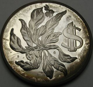 Cayman Islands 1 Dollar 1979 Proof - Silver - Elizabeth Ii - 1909 ¤