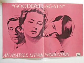 Ingrid Bergman - Anthony Perkins - Yves Montand - " Goodbye Again "