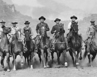 1960 The Magnificent Seven Steve Mcqueen Charles Bronson 8x10 Photo Poster Print