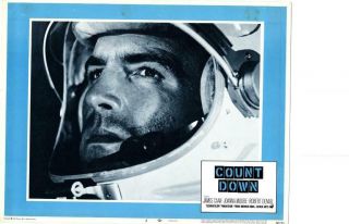 Countdown 1968 Release Lobby Card Astronaut James Caan