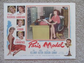 Paris Model 1953 Lc 11x14 Paulette Goddard Ex