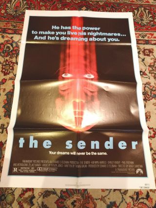 The Sender (1982) Movie Poster; Directed By Roger Christian - Lot1