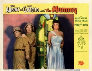 Classic Abbott & Costello Meet The Mummy,  Lobby Card Photo 8x10 2