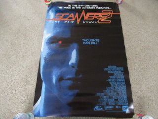 Vintage 90s Scanners 2 The Order Promo Video Movie Poster Horror 1991