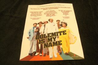 DOLEMITE IS MY NAME 2019 Oscar ad Eddie Murphy,  Da ' Vine Randolph,  SAG Best Cast 2