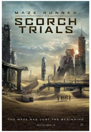 Maze Runner Scorch Trials 27x40 27 X 40 Double Sided Ds Movie Poster