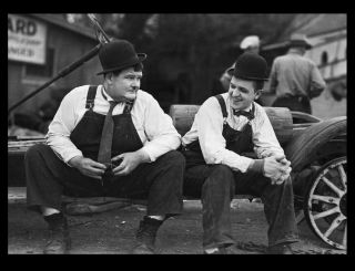 Laurel And Hardy Photo Vintage Classic Comedy Duo,  Stan Laurel Oliver Hardy