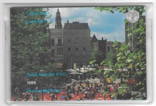 Netherlands,  Dutch Complete Year Set 6 Coins,  1 Token Groningen 1988 Fdc B3