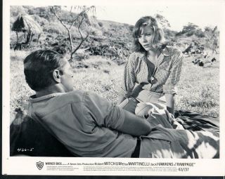 Robert Mitchum And Elsa Martinelli In Rampage 1963 Movie Photo 38634