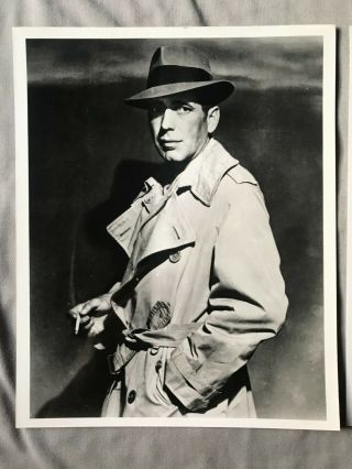 Humphrey Bogart Photograph Casa Blanca 8x10 B/w