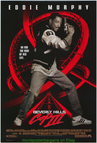 Beverly Hills Cop Iii Movie Poster Ds 27x40 Eddie Murphy