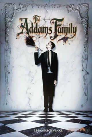 The Addams Family Great Adv 27x40 Movie Poster 1991