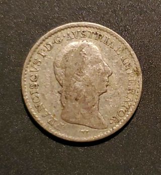 Italy Lombardy Venetia 1822 V 1/4 Lira - Silver - Uncommon 2