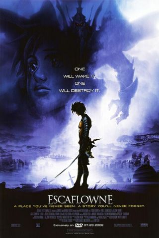 Escaflowne (2002) Dvd Movie Poster - Rolled
