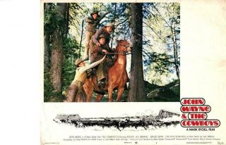 The Cowboys 1972 Release Lobby Card John Wayne