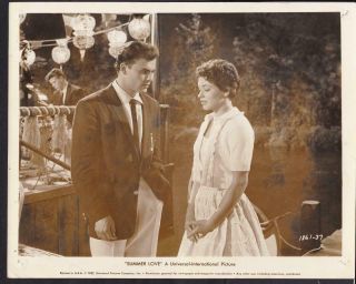 Judi Meredith And John Saxon In Summer Love 1957 Movie Photo 38254