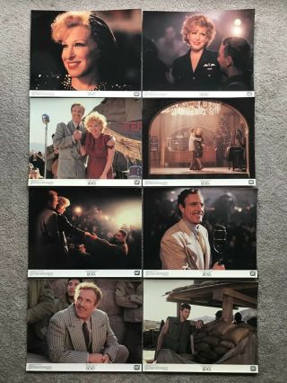Lobby Card Set (8) 11x14: For The Boys (1991) Bette Midler,  James Caan