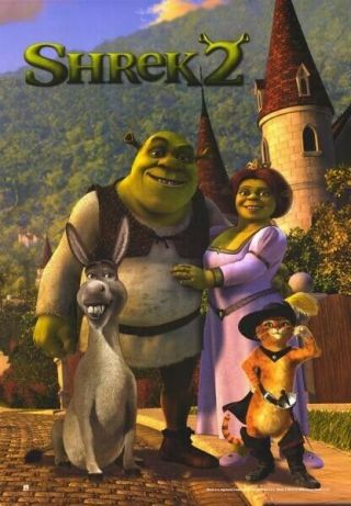 Shrek 2 Cast Movie Poster Eddie Murphy Shrek