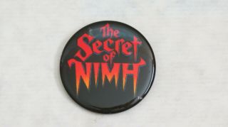 Vintage The Secret Of Nimh 2 1/4 " Movie Promo Pinback Pin Buttons (1982)