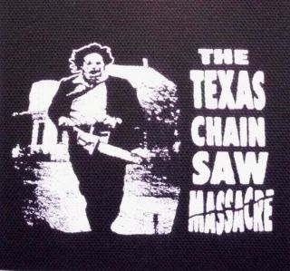 Patch - The Texas Chainsaw Massacre - Canvas Screen Print Horror - Leatherface