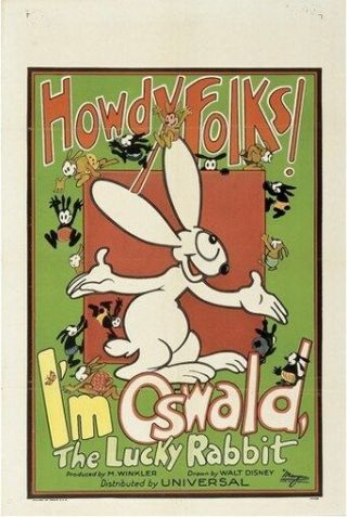 I Am Oswald The Lucky Rabbit Movie Poster Rare Vintage