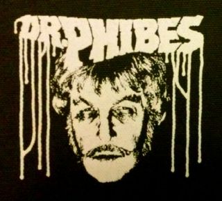 Patch - The Abominable Dr.  Phibes - Canvas Screen Print Horror - Vincent Price