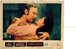 Santiago 1956 Release Lobby Card Lloyd Nolan Rosanna Podesta