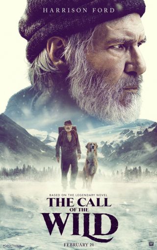 Call Of The Wild 2020 Promo Mini Movie Poster Harrison Ford Dan Stevens