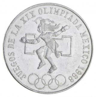 Silver - World Coin - 1968 Mexico 25 Pesos - World Silver Coin 132
